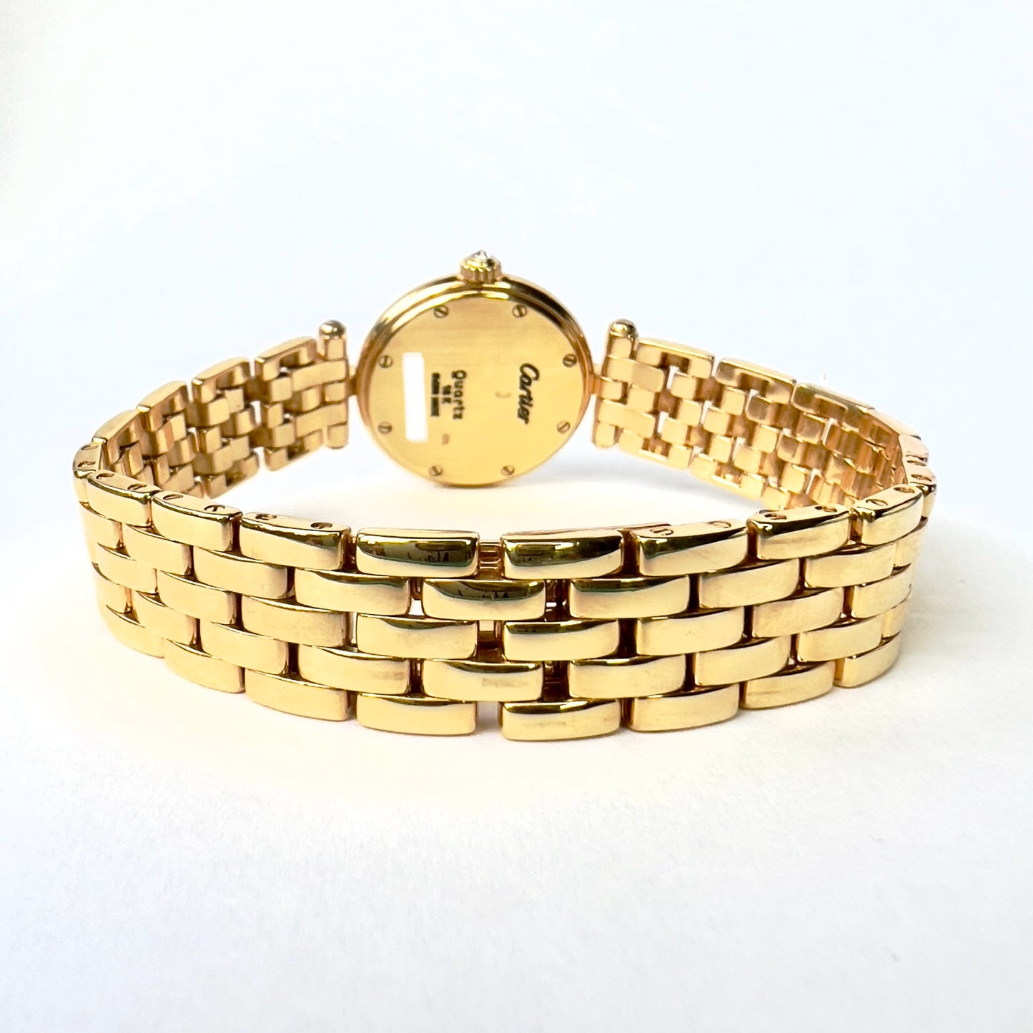 CARTIER PANTHERE VENDOME 24mm 18K Yellow Gold ~0.50TCW Diamond Watch