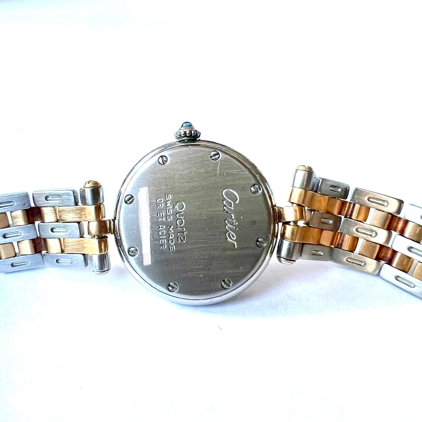 CARTIER PANTHERE VENDOME Quartz 24mm 2 Row Gold 0.26TCW Diamond Watch