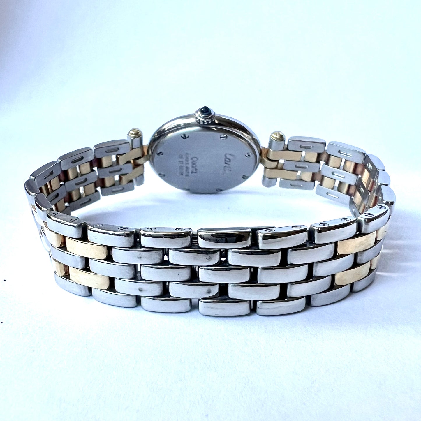 CARTIER PANTHERE VENDOME Quartz 24mm 2 Row Gold 0.26TCW Diamond Watch