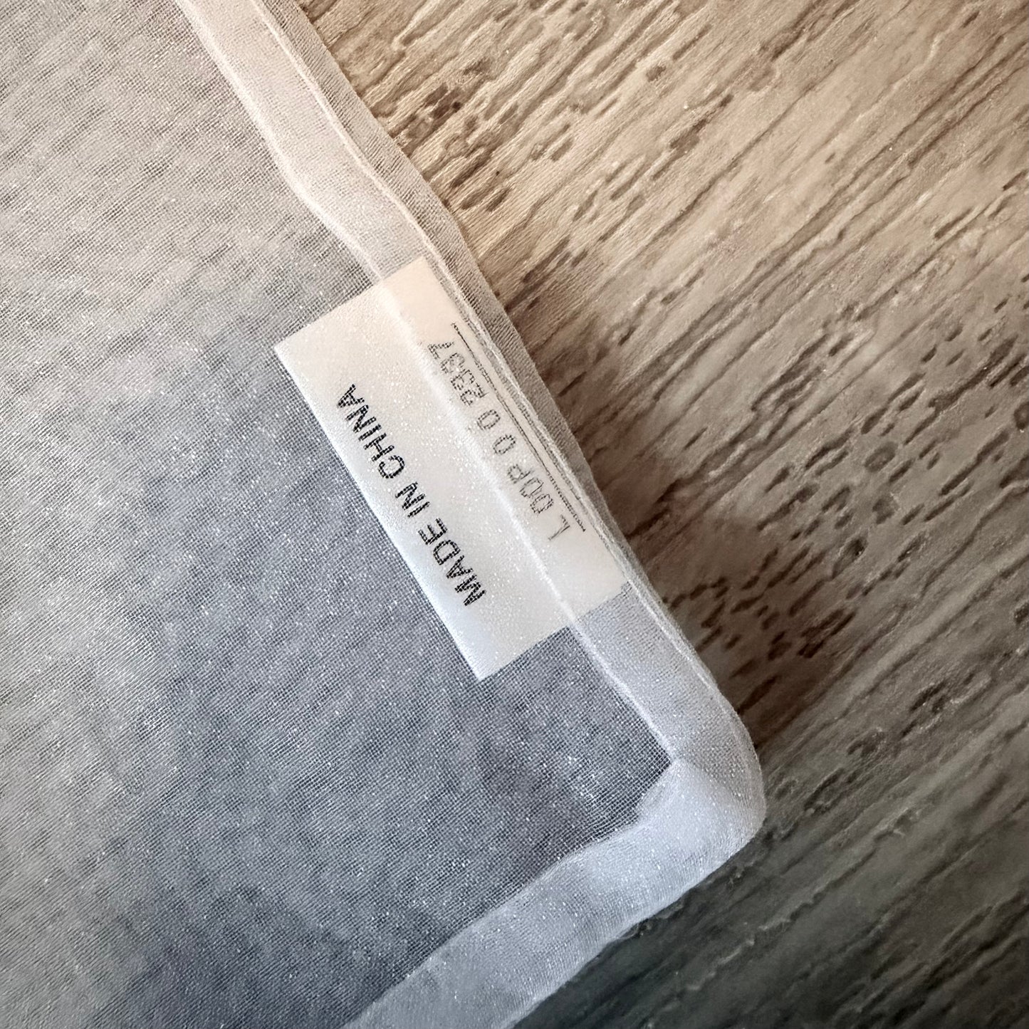 Brooks Brothers White Sheer String Dust Bag with Logo 11x19 inches