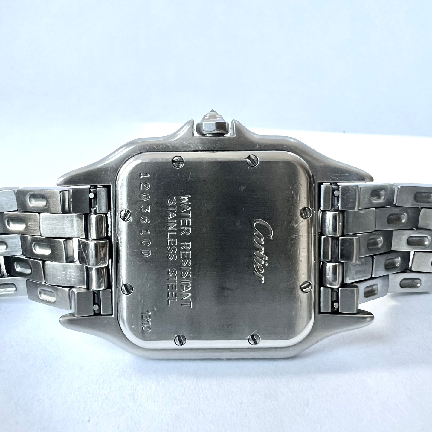 CARTIER PANTHERE 27mm Steel 1.27TCW Diamond Watch