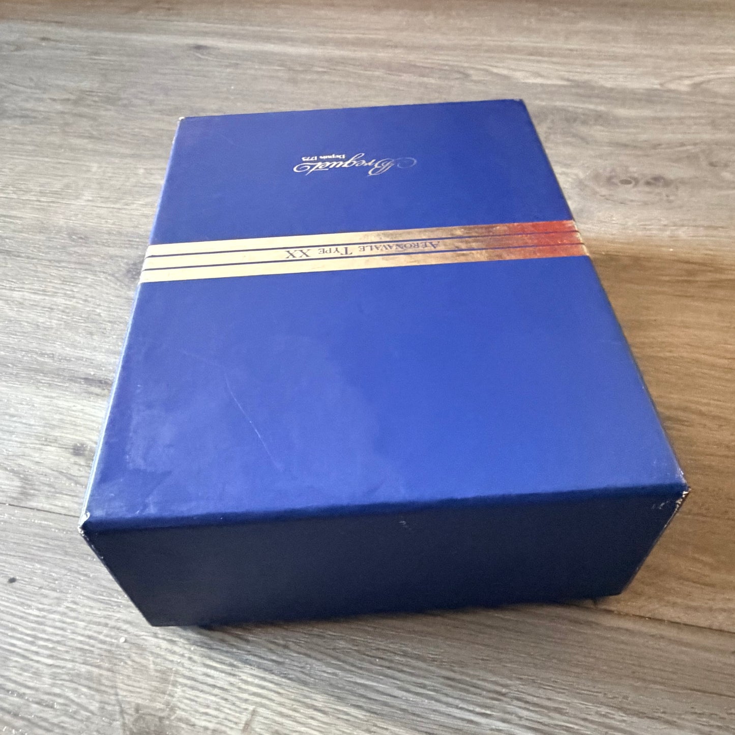 BREGUET AÉRONAVALE TYPE XX Blue/Silver Box + Outer Box 7.70x5.90x2.60”