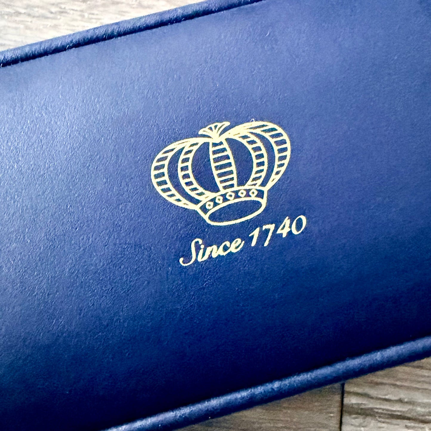 JULES JÜRGENSEN Blue/Cream Box + Outer Box  9.90x2.75x1.60 inches + Booklet