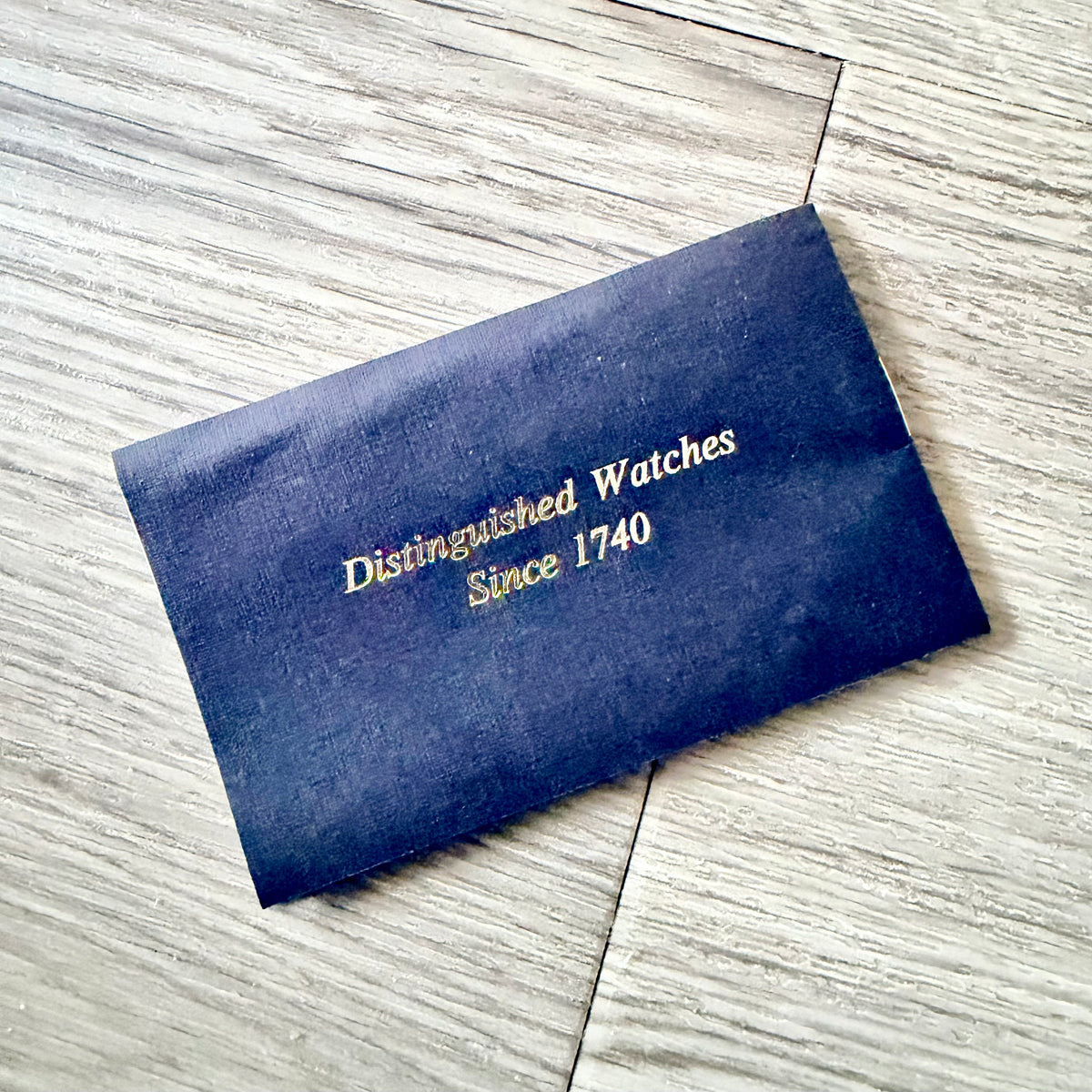 JULES JÜRGENSEN Blue/Cream Box + Outer Box  9.90x2.75x1.60 inches + Booklet