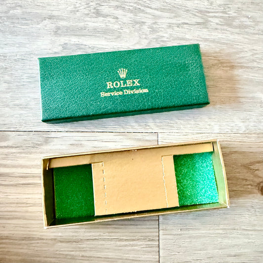 Authentic Vintage ROLEX Service Division Box 6x2.30x1.25”