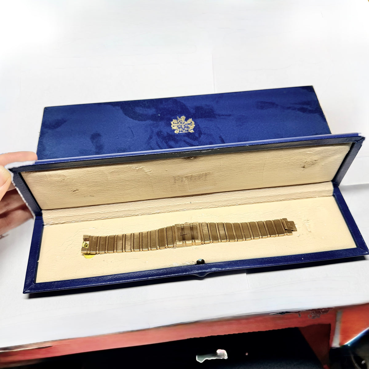 PIAGET POLO Quartz 20mm 18K Yellow Gold Watch w/ Original Box + Outer Box