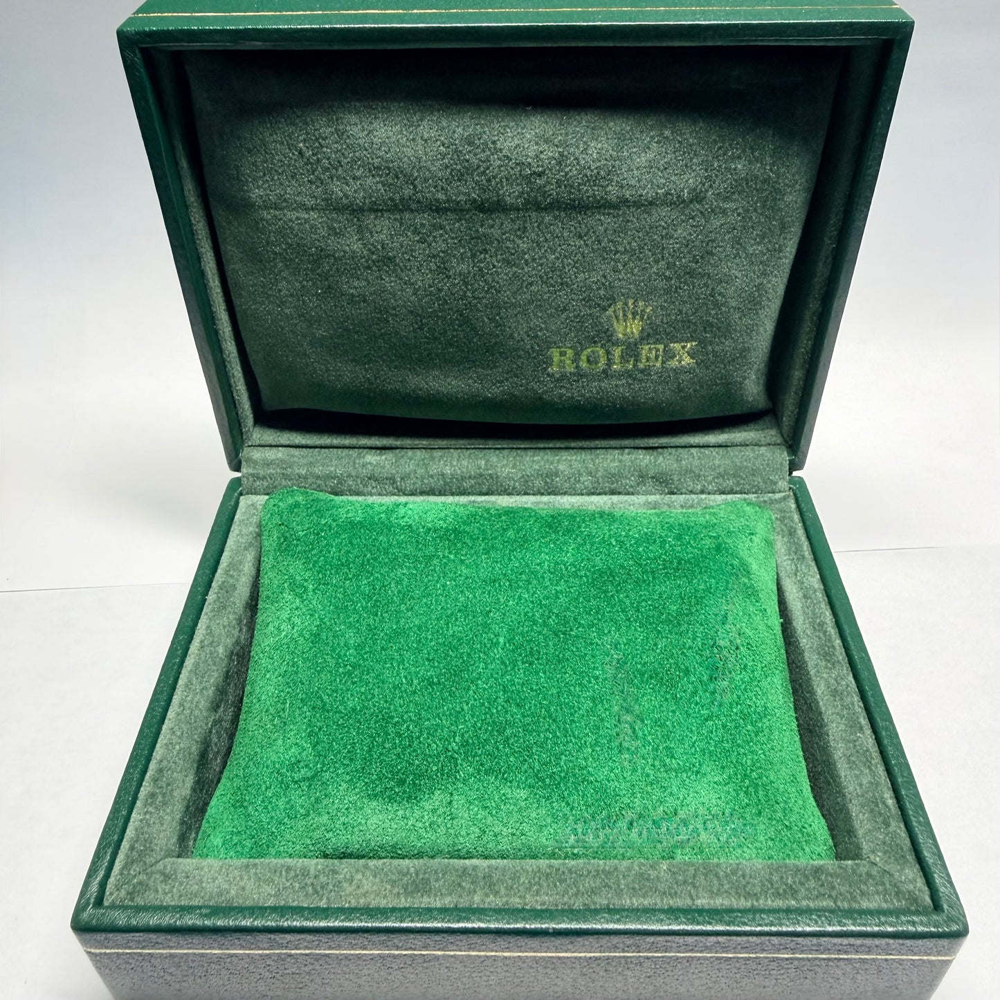 NEW Hand Made Soft Green Genuine Leather PILLOW CUSHION fits ROLEX Watch Box