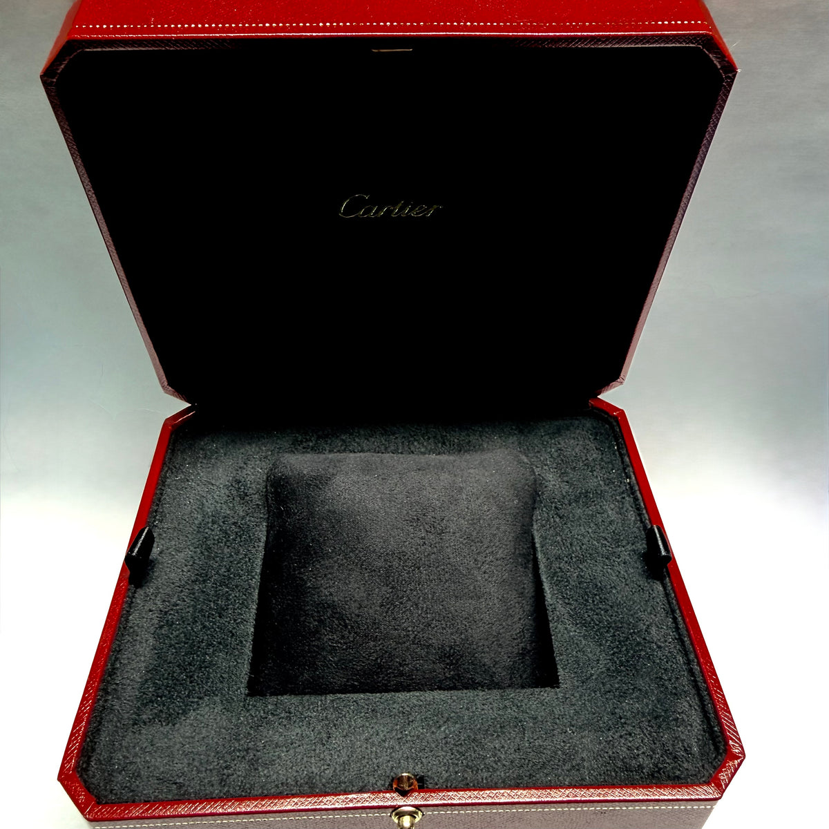 New Hand Made Black Faux Suede PILLOW CUSHION fits CARTIER Watch Box