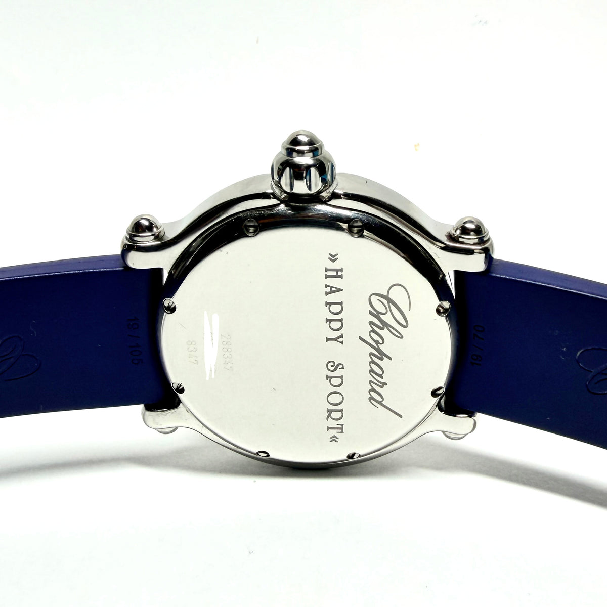 CHOPARD HAPPY SPORT Quartz 38mm Steel 3 Floating Fishes Watch