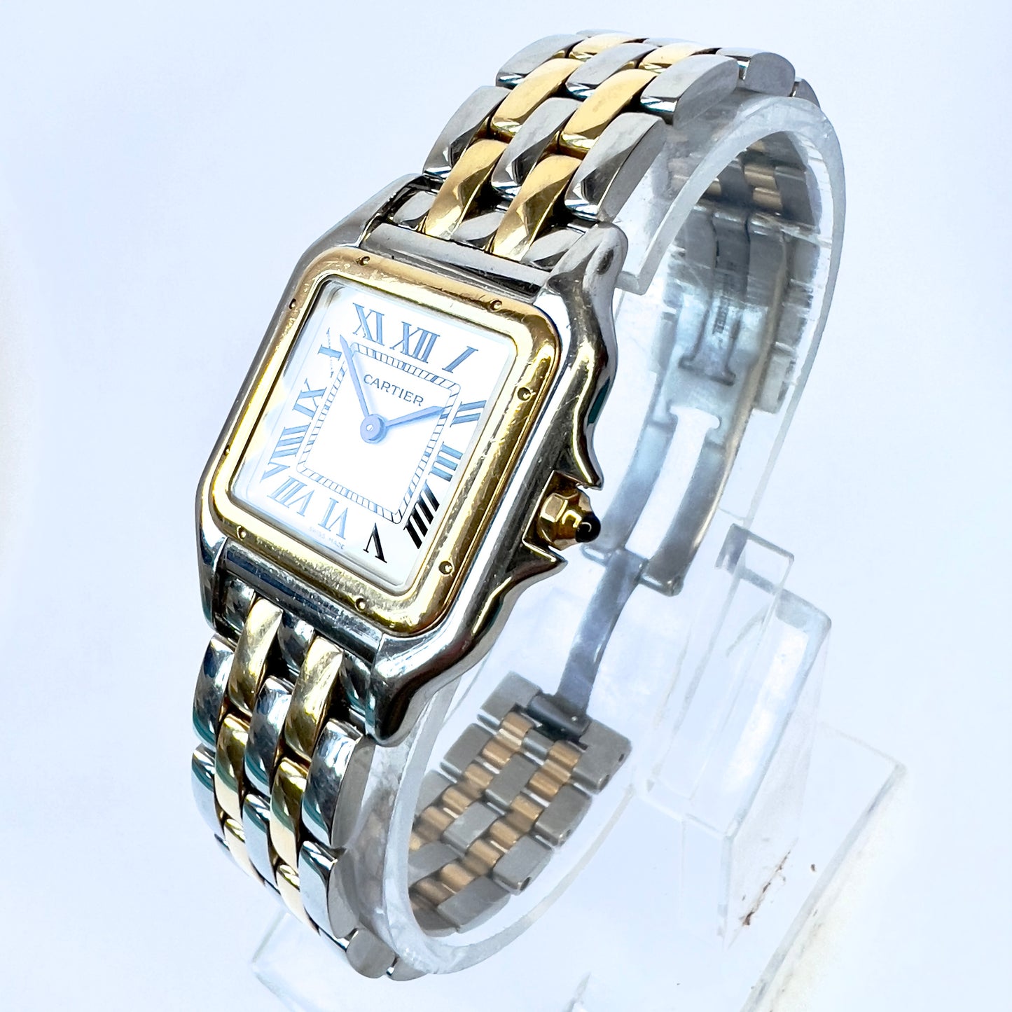 CARTIER PANTHERE 27mm 2 Row Gold Watch NEW Model