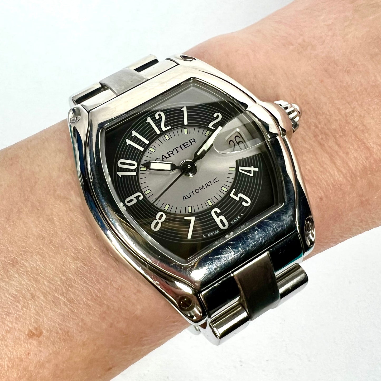 CARTIER ROADSTER 2510 Automatic 38mm Steel Watch