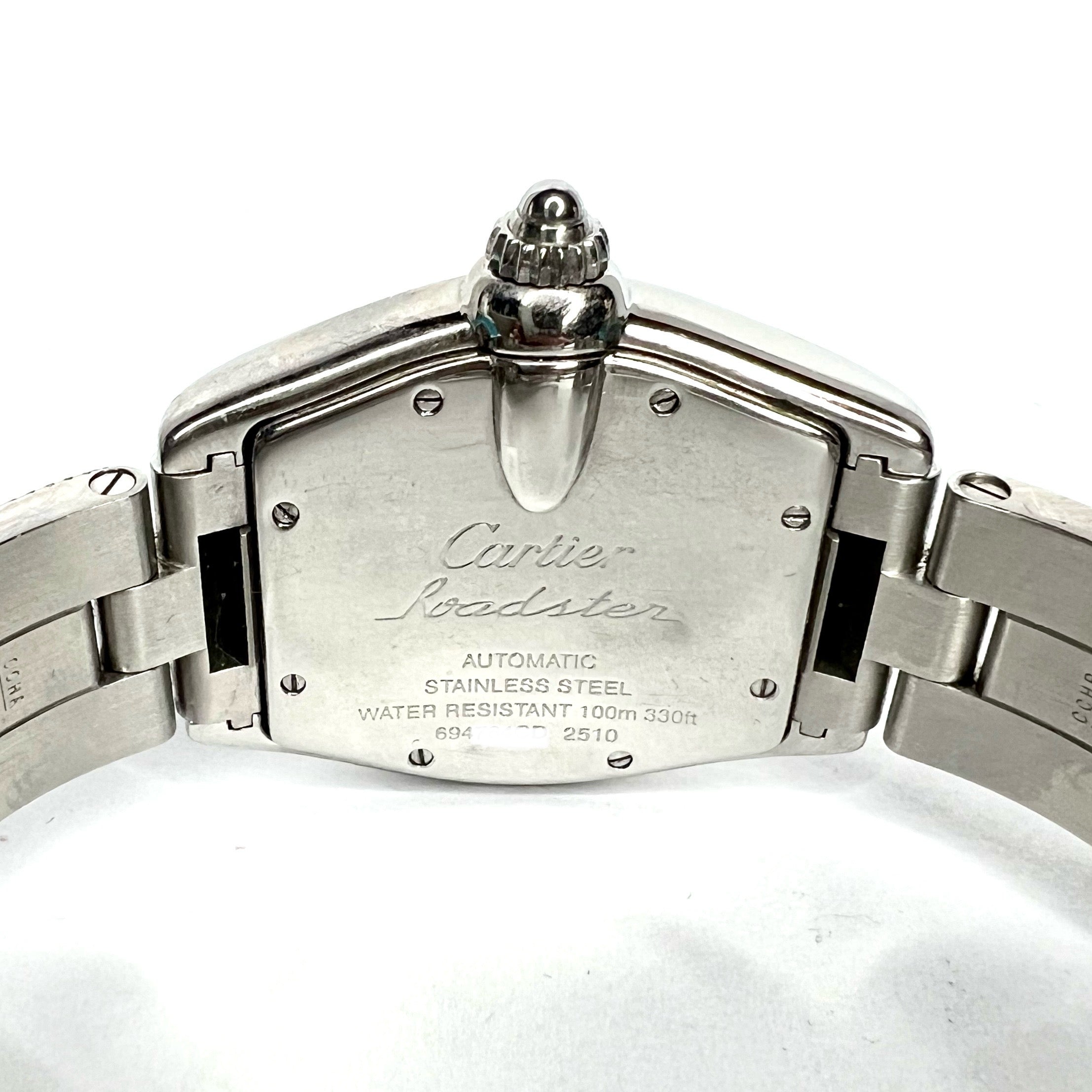 CARTIER ROADSTER 2510 Automatic 38mm Steel Watch NATILUXIA