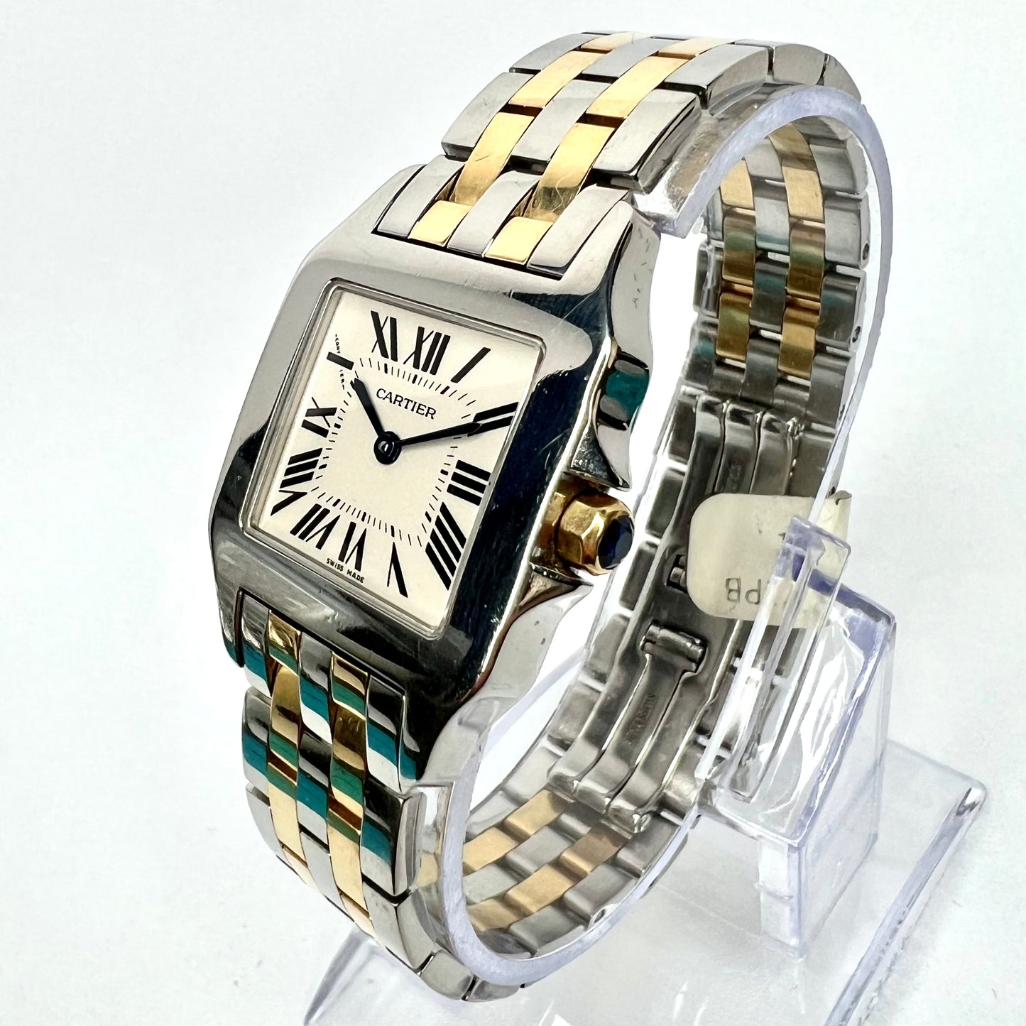 CARTIER SANTOS DEMOISELLE 2701 Quartz 26mm 2 Tone Watch