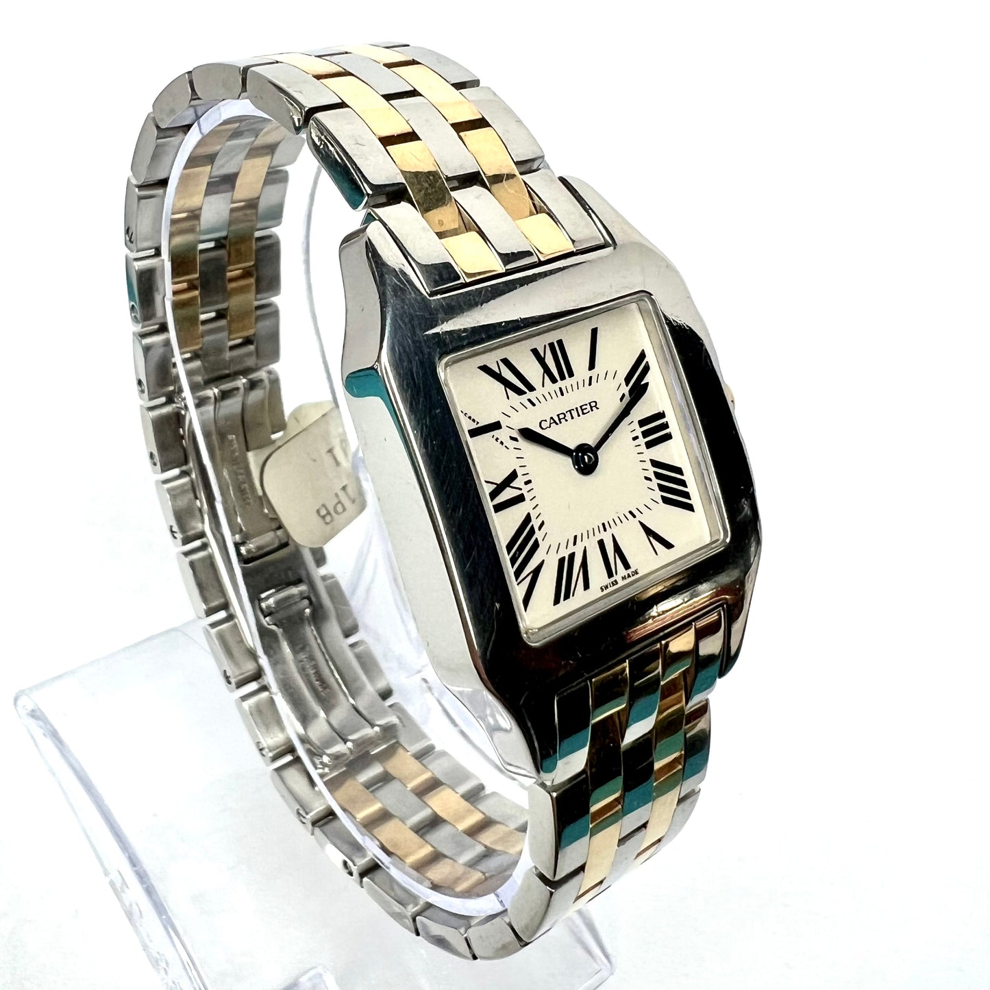 CARTIER SANTOS DEMOISELLE 2701 Quartz 26mm 2 Tone Watch