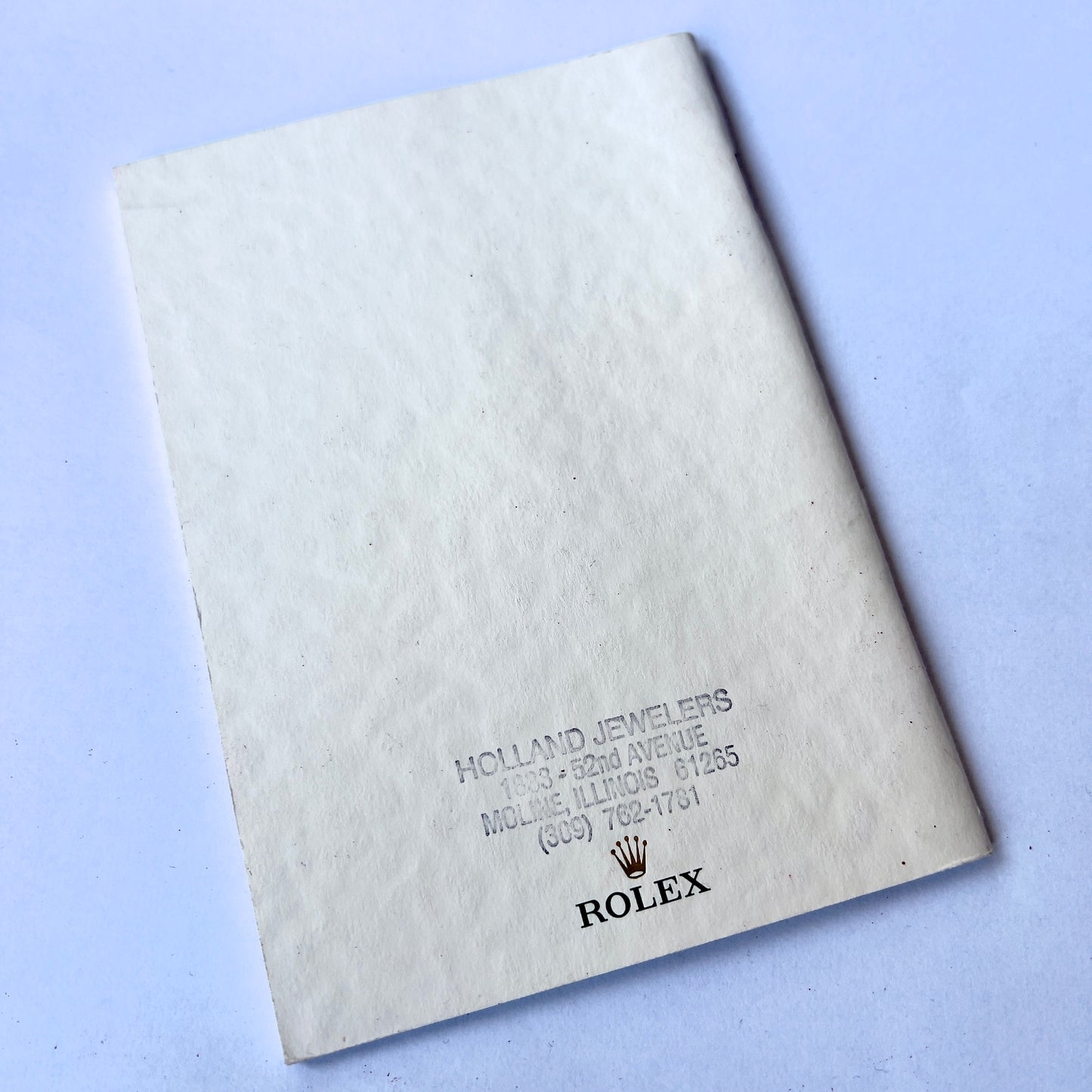 ROLEX Oyster Perpetual 2003 Booklet/Pamphlet