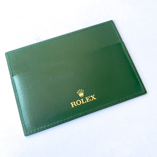 ROLEX Green Card Holder