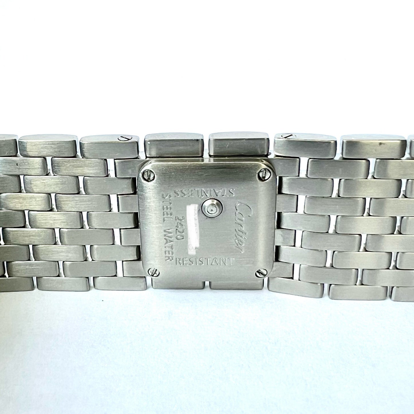 CARTIER PANTHERE RUBAN Quartz 21mm Steel 1.32TCW DIAMOND Watch