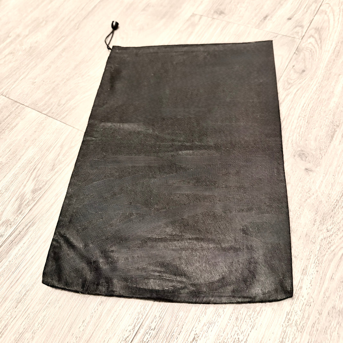 Couture Donald J. Pliner black drawstring dust bag with gold logo 14.5x10”