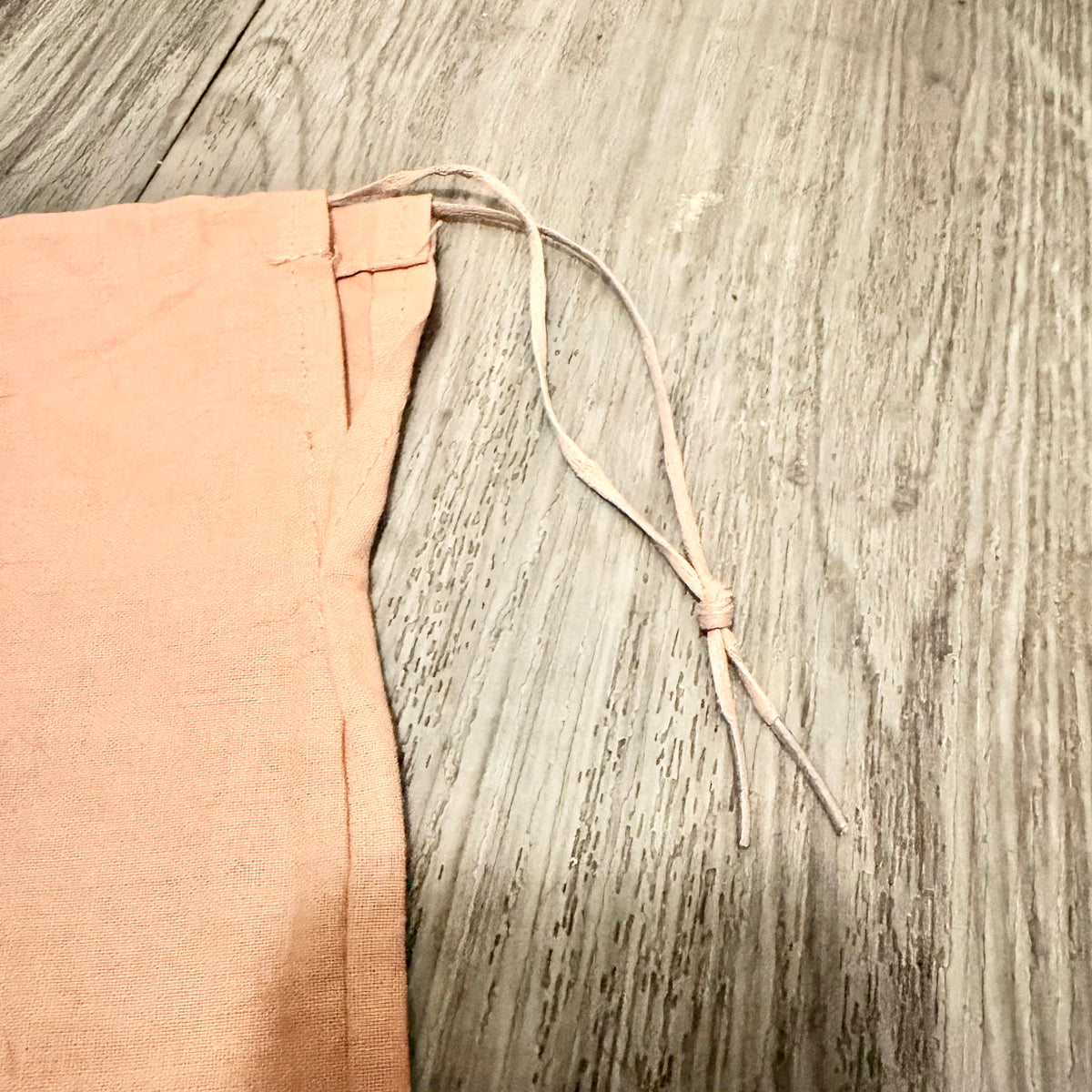 MIU MIU Tan Drawstring Cotton Dust Bag 21.25x16 inches
