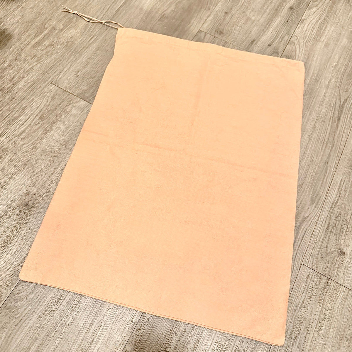 MIU MIU Tan Drawstring Cotton Dust Bag 21.25x16 inches