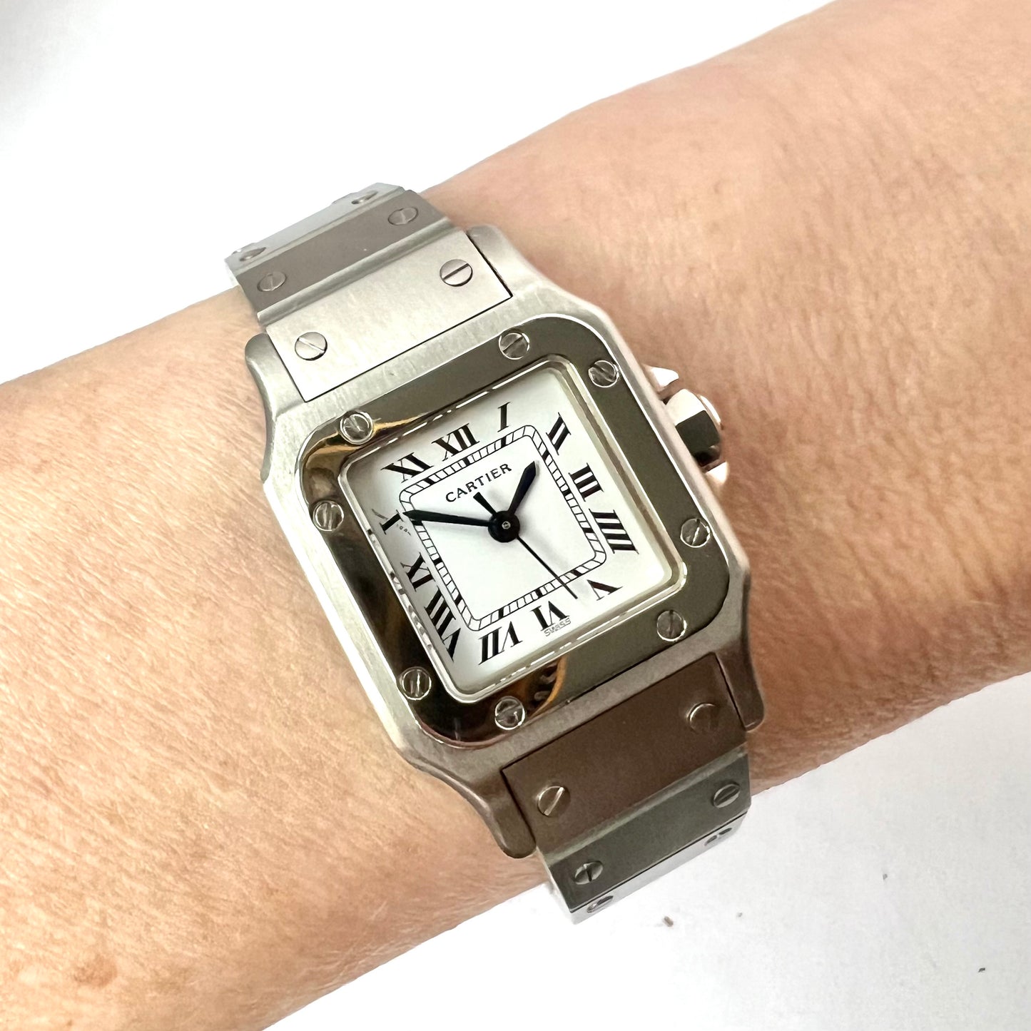 CARTIER SANTOS GALBEE 24mm Automatic Steel Watch