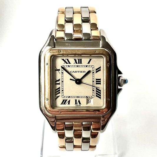 CARTIER PANTHERE Quartz 27mm 3 Row Gold Watch