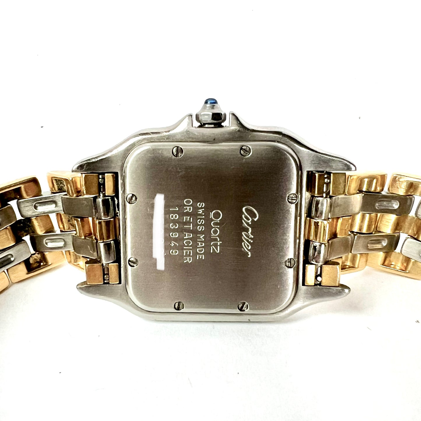 CARTIER PANTHERE Quartz 27mm 3 Row Gold Watch