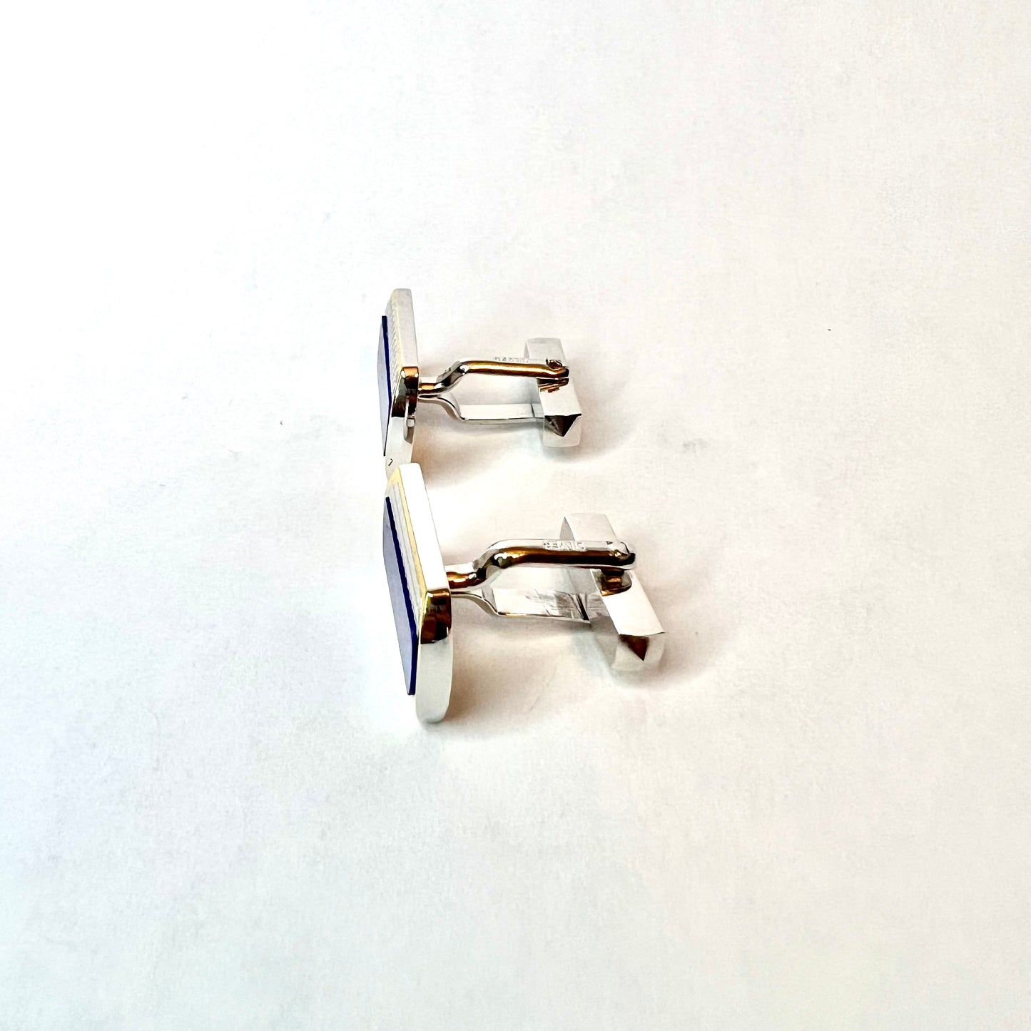 Sterling Silver CUFFLINKS and TIE BAR 20.35G