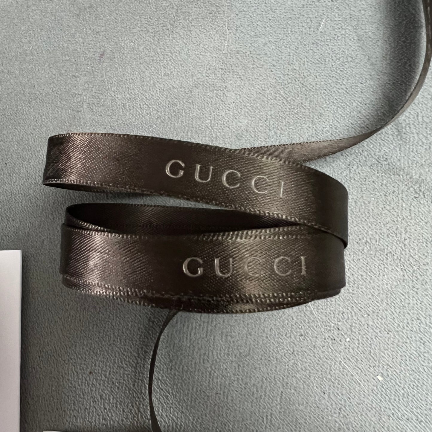 GUCCI Goods Box 5x4.20x1.5 inches + Tissue Paper + Ribbon + Filled Certificate