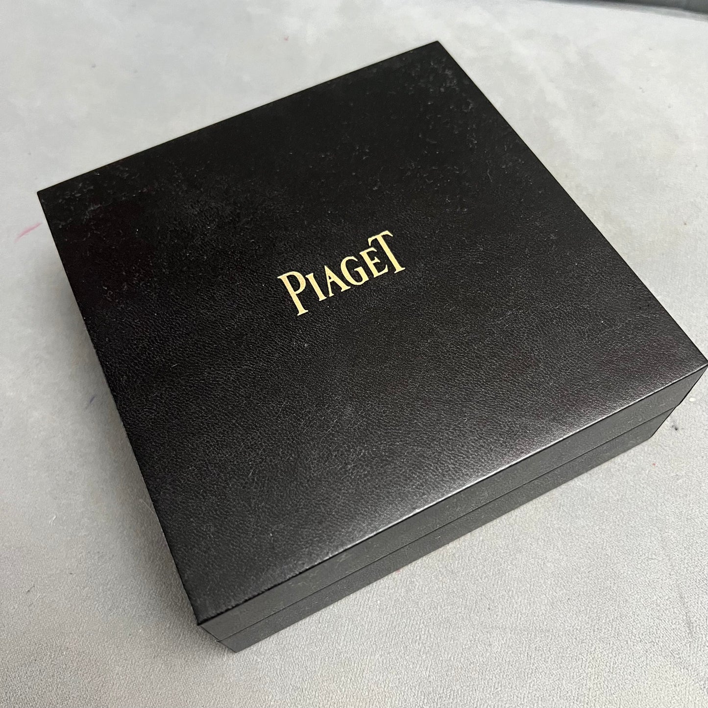 PIAGET Black Necklace Box + Outer Box 6x6x2.25 inches