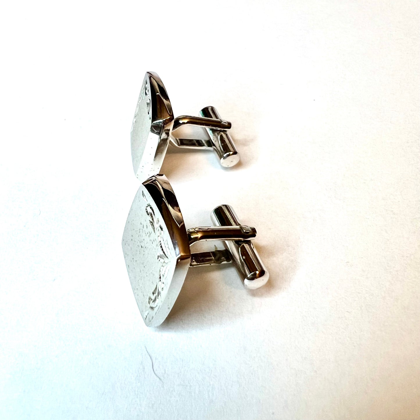 Stainless Steel CUFFLINKS and TIE BAR