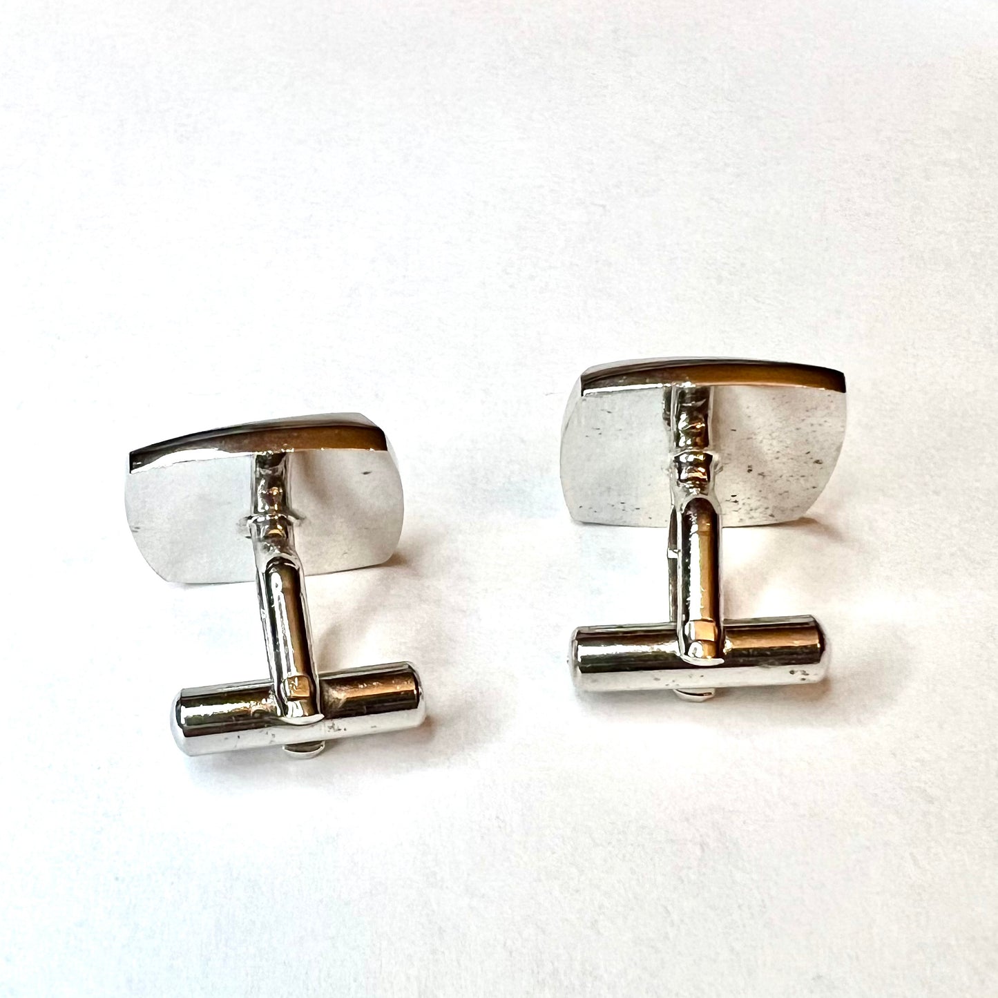 Stainless Steel CUFFLINKS and TIE BAR