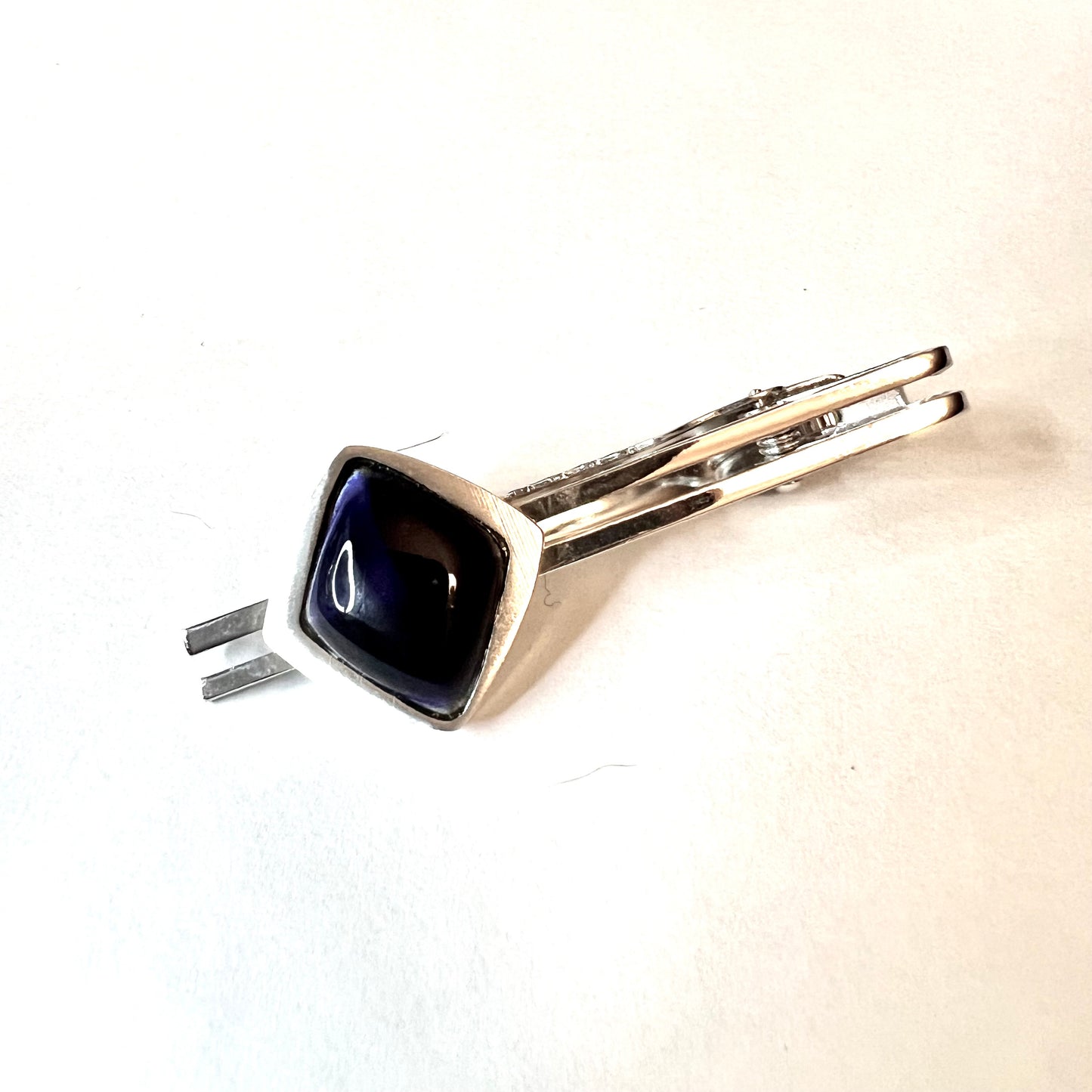 Stainless Steel Blue Stone TIE BAR