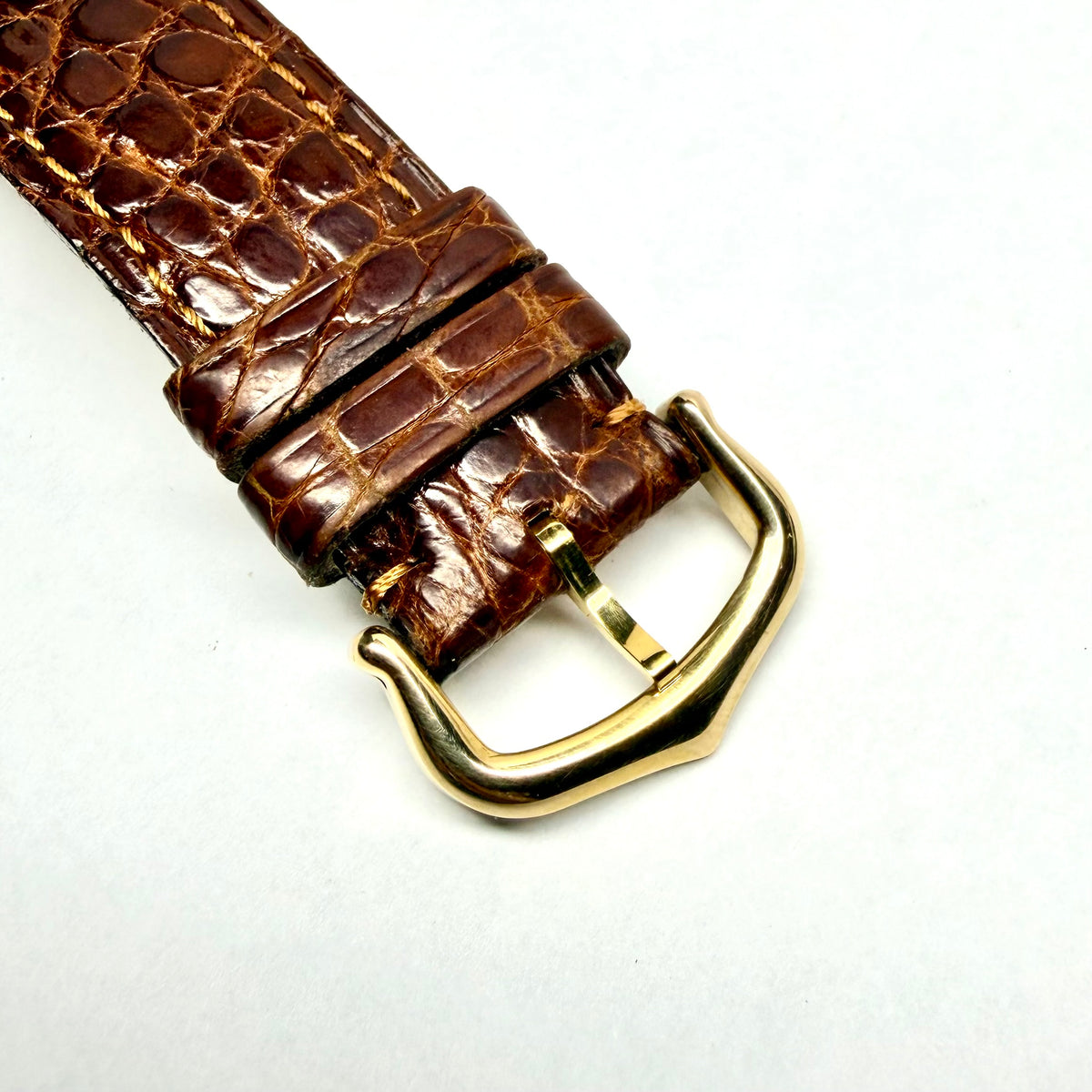 CARTIER TANK Manual Winding 23mm GP Silver Watch White Dial