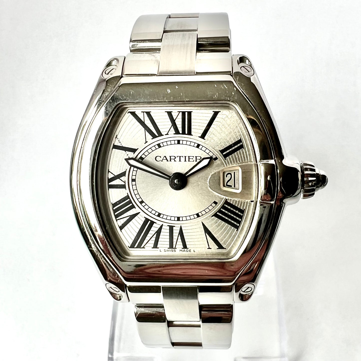 CARTIER ROADSTER Quartz 31mm Steel Watch