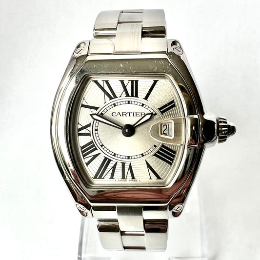 CARTIER ROADSTER Quartz 31mm Steel Watch