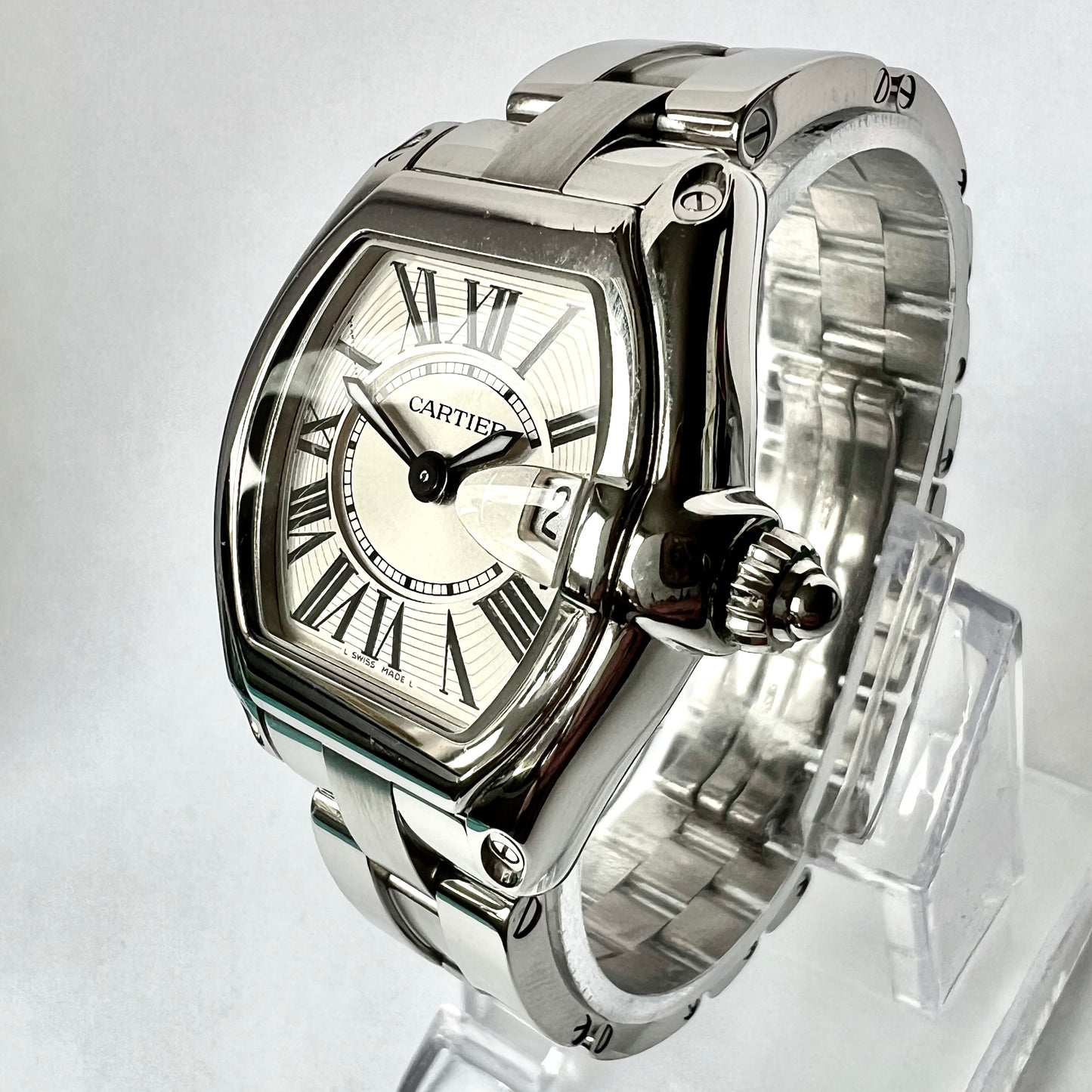 CARTIER ROADSTER Quartz 31mm Steel Watch