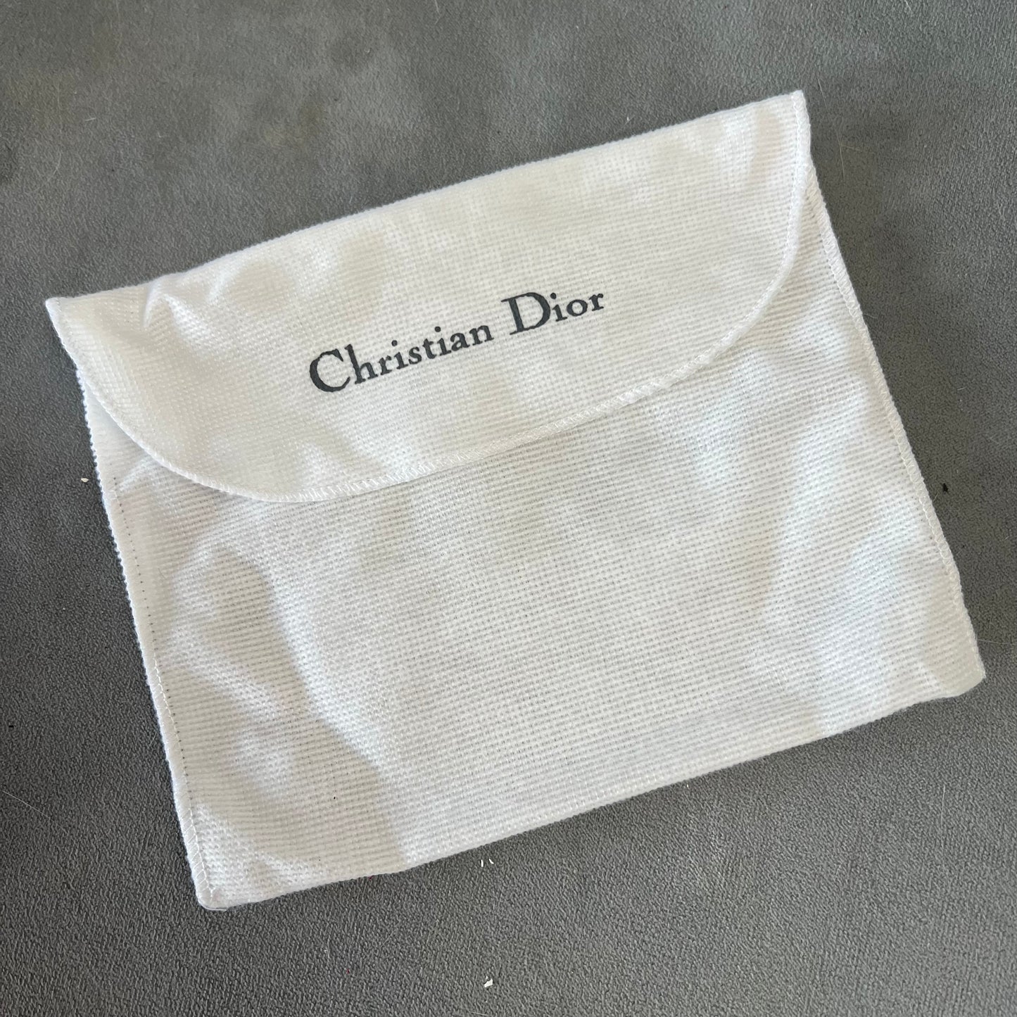 CHRISTIAN DIOR Goods Box 5.60x4.75x1.90 inches + Pouch + Tissue Paper + Filled Certificate