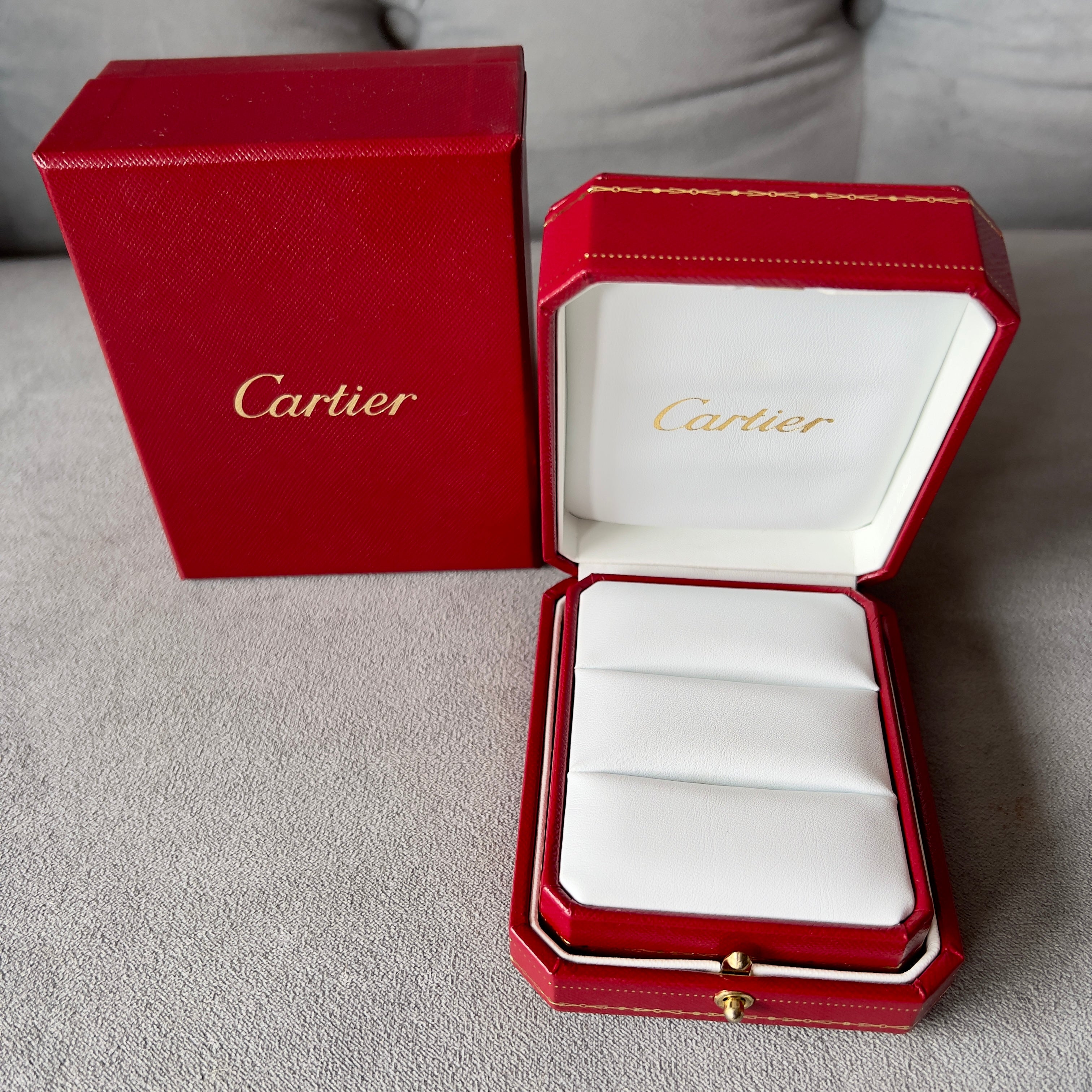 Luxury CARTIER Double Alliance Ring Box Set NATILUXIA