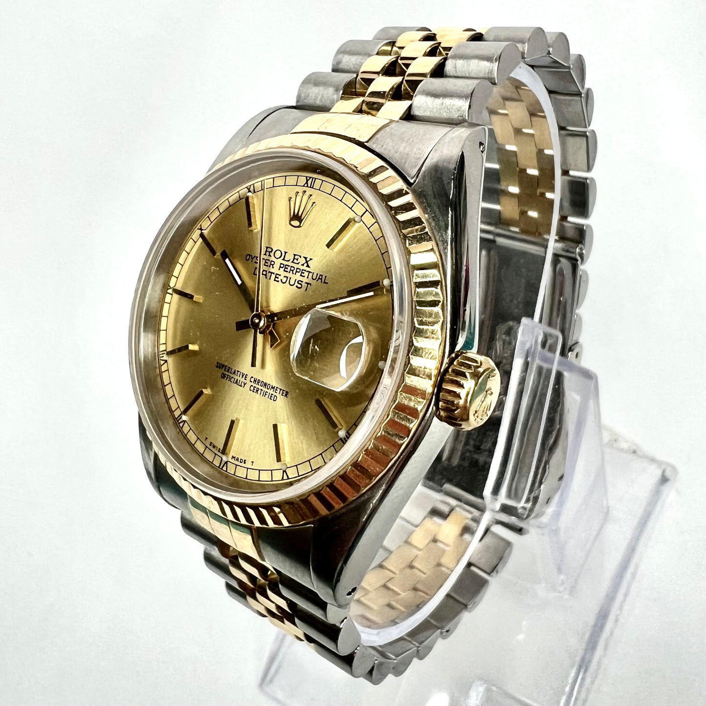 ROLEX DATEJUST Automatic 36mm 2 Tone Watch Jubilee Bracelet