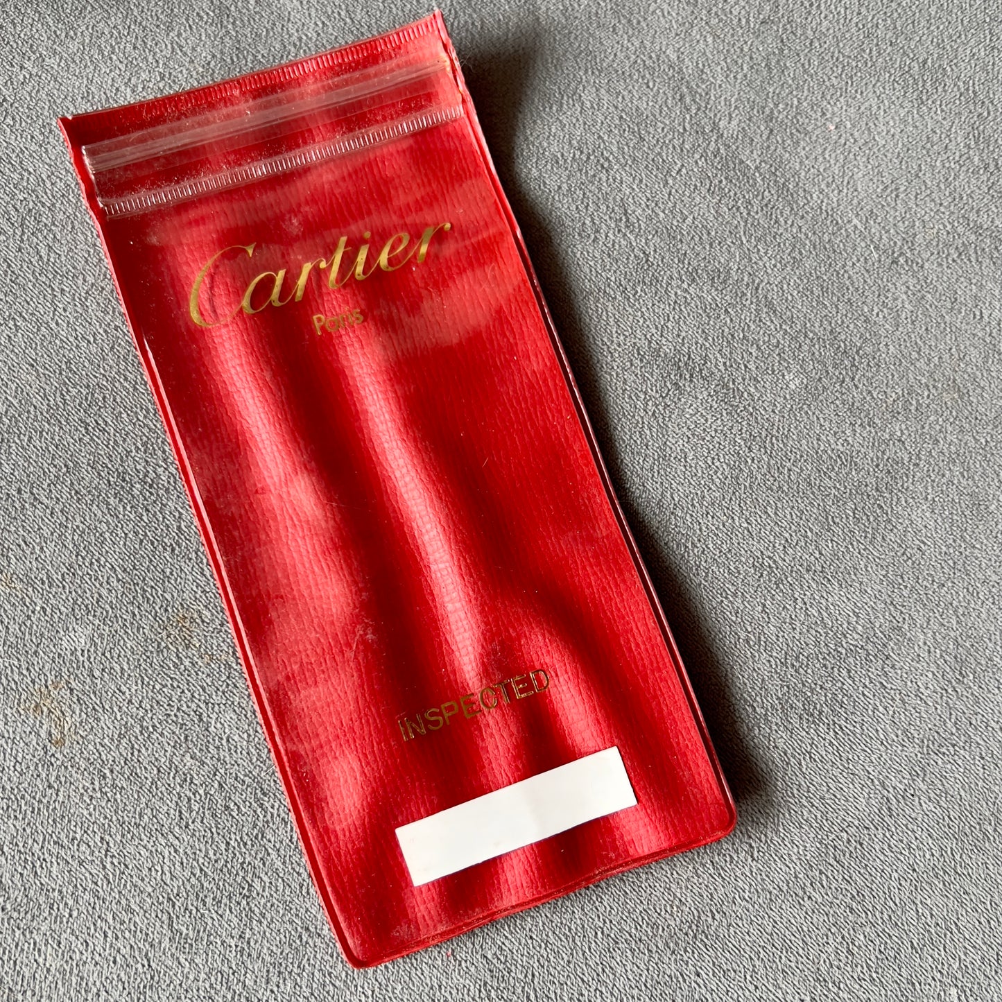 CARTIER Service Pouch 6.10x2.80 inches