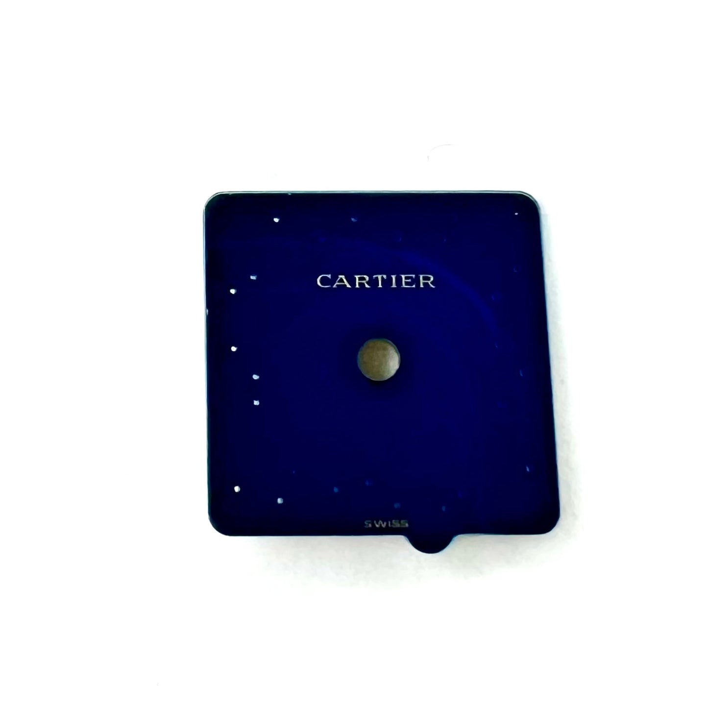 RARE! Limited Edition CARTIER PANTHERE Lapis Blue Stone Dial 13.1x13.1mm