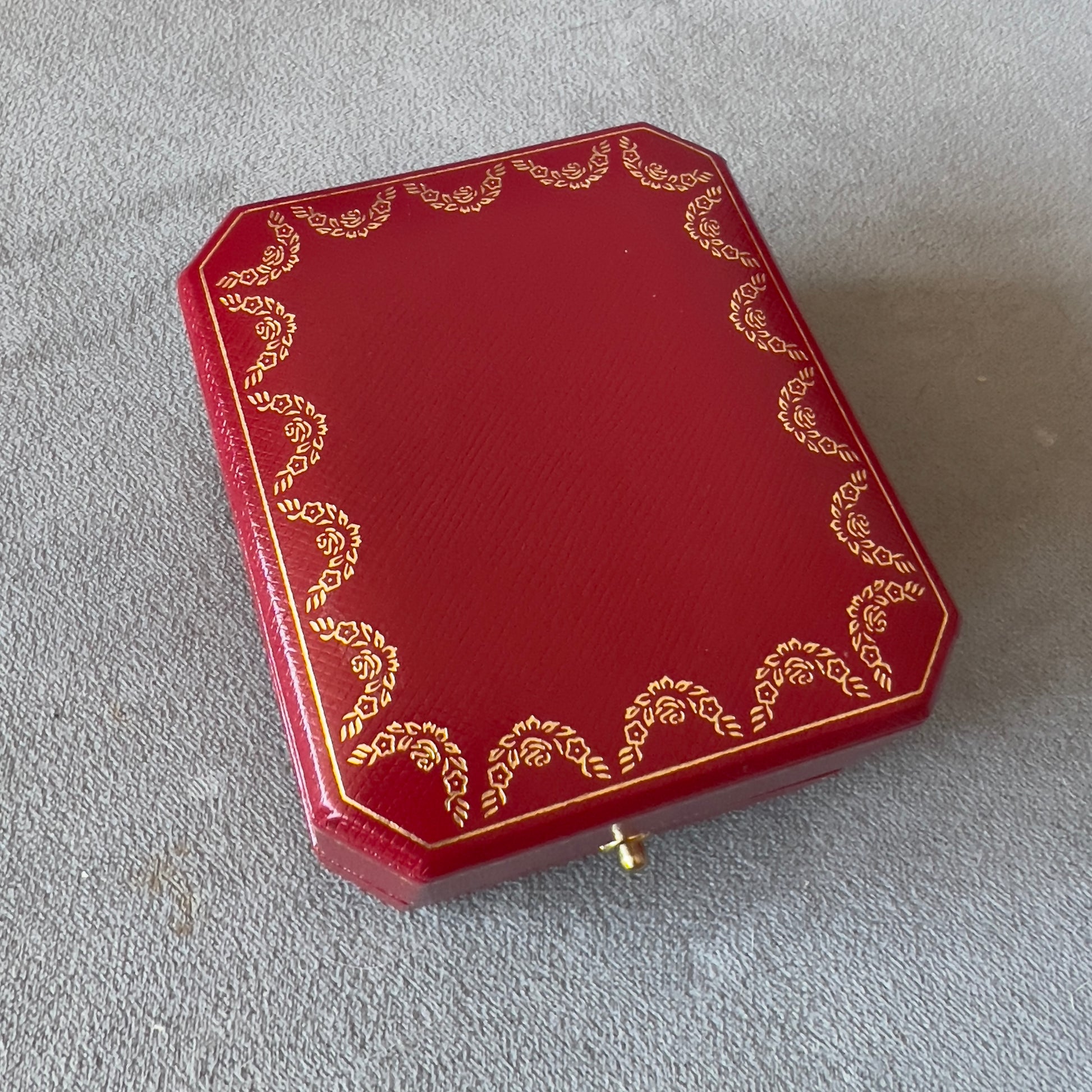 CARTIER Pendant Box + Outer Box 3.60x3.10x2 inches