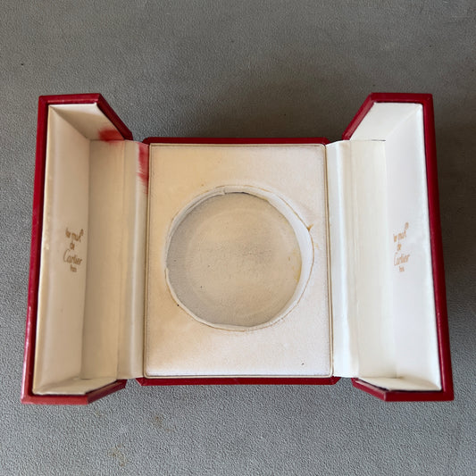 CARTIER Clock Box 4.80x4.10x2 inches For up to 2.10 inches