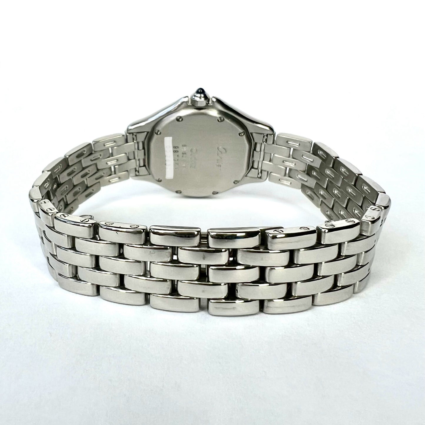 CARTIER PANTHERE COUGAR Quartz 26mm Steel ~0.62TCW Diamond Watch