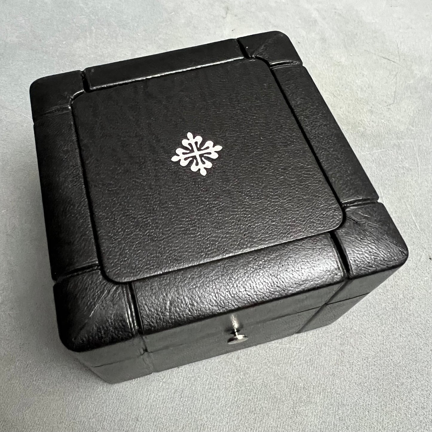 PATEK PHILIPPE Black Box + Outer Box 4.60x4.60x3.5 inches