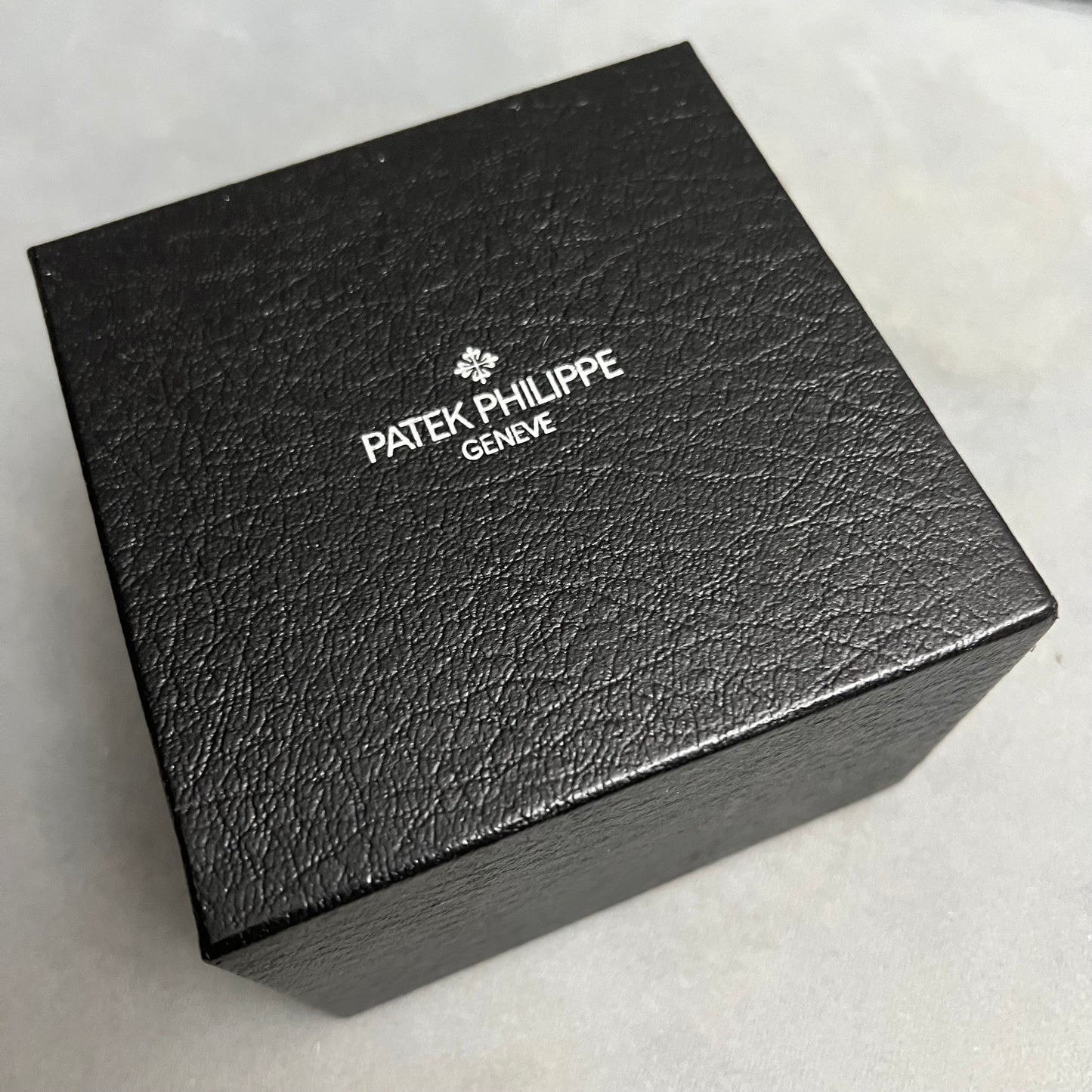 PATEK PHILIPPE Black Box + Outer Box 4.60x4.60x3.5 inches