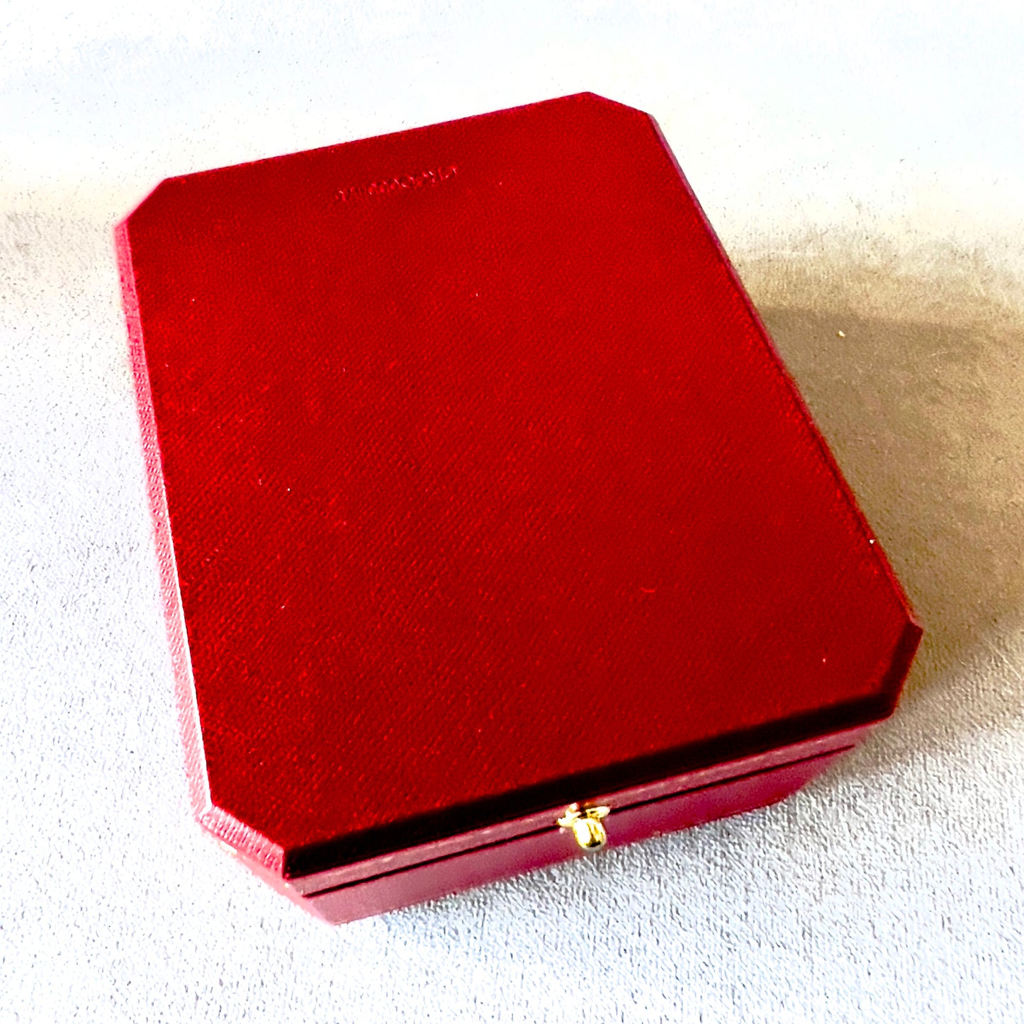 CARTIER Earrings/Cufflinks Box + Outer Box 4.80x3.90x2.30 inches