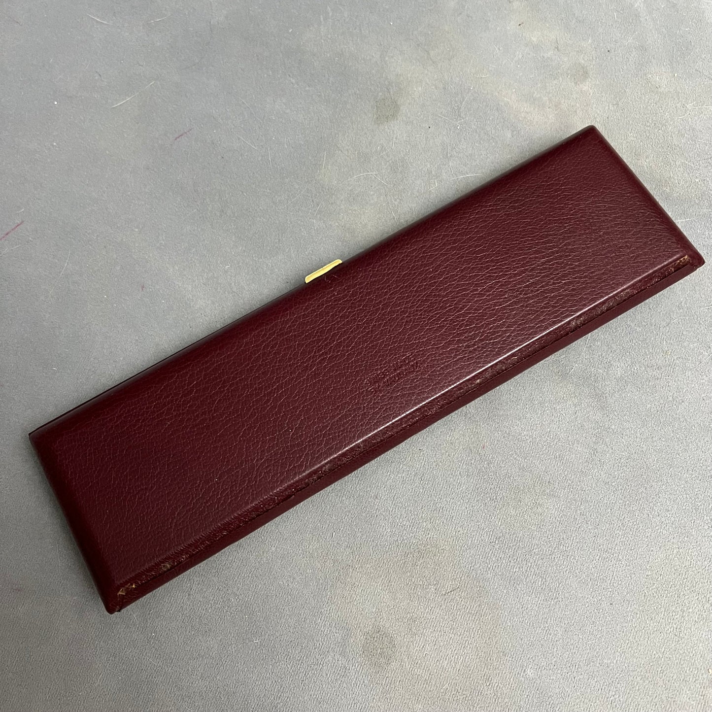 PATEK PHILIPPE Burgundy Box + Outer Box 10.60x3.30x1.25 inches