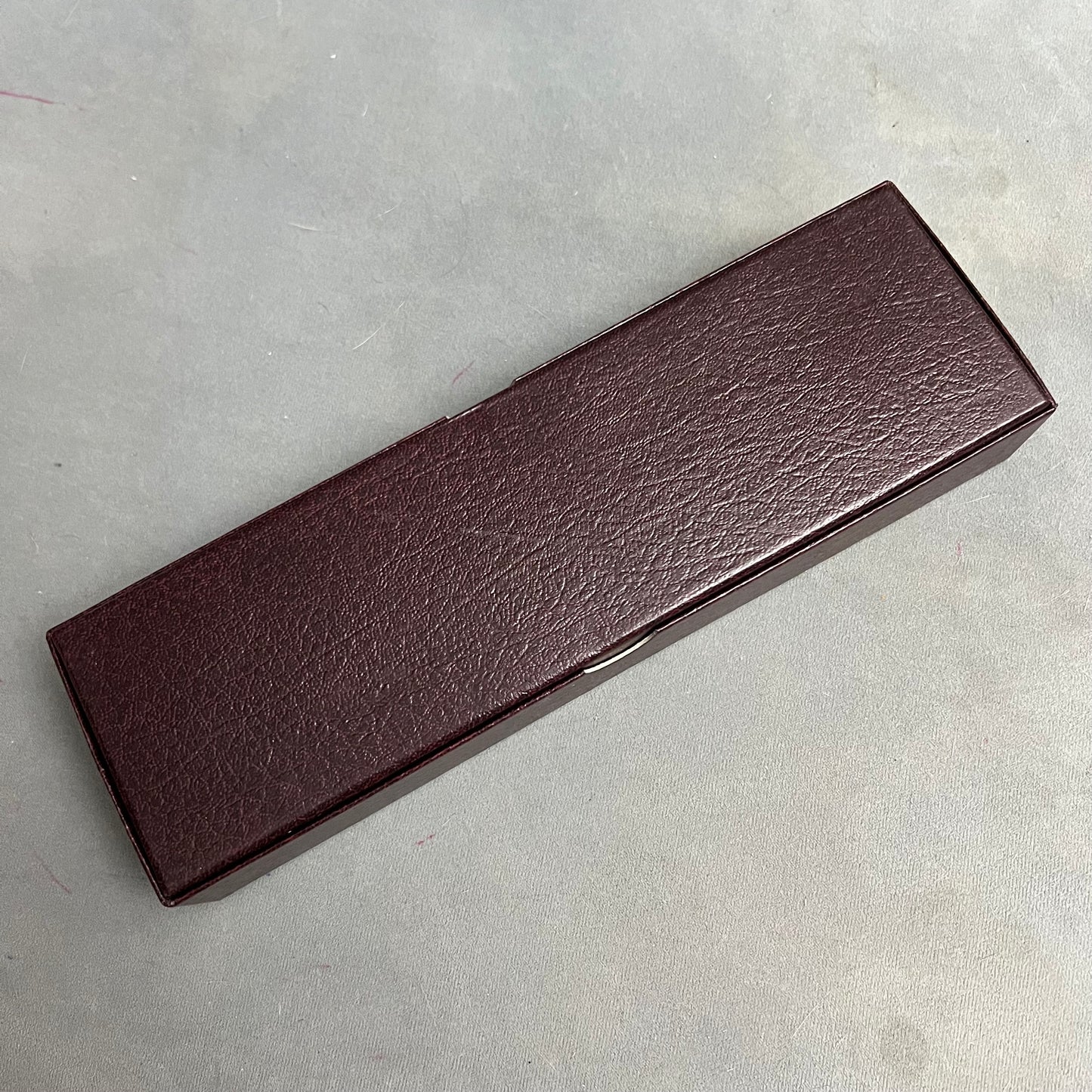 PATEK PHILIPPE Burgundy Box + Outer Box 10.30x3.10x1.75 inches